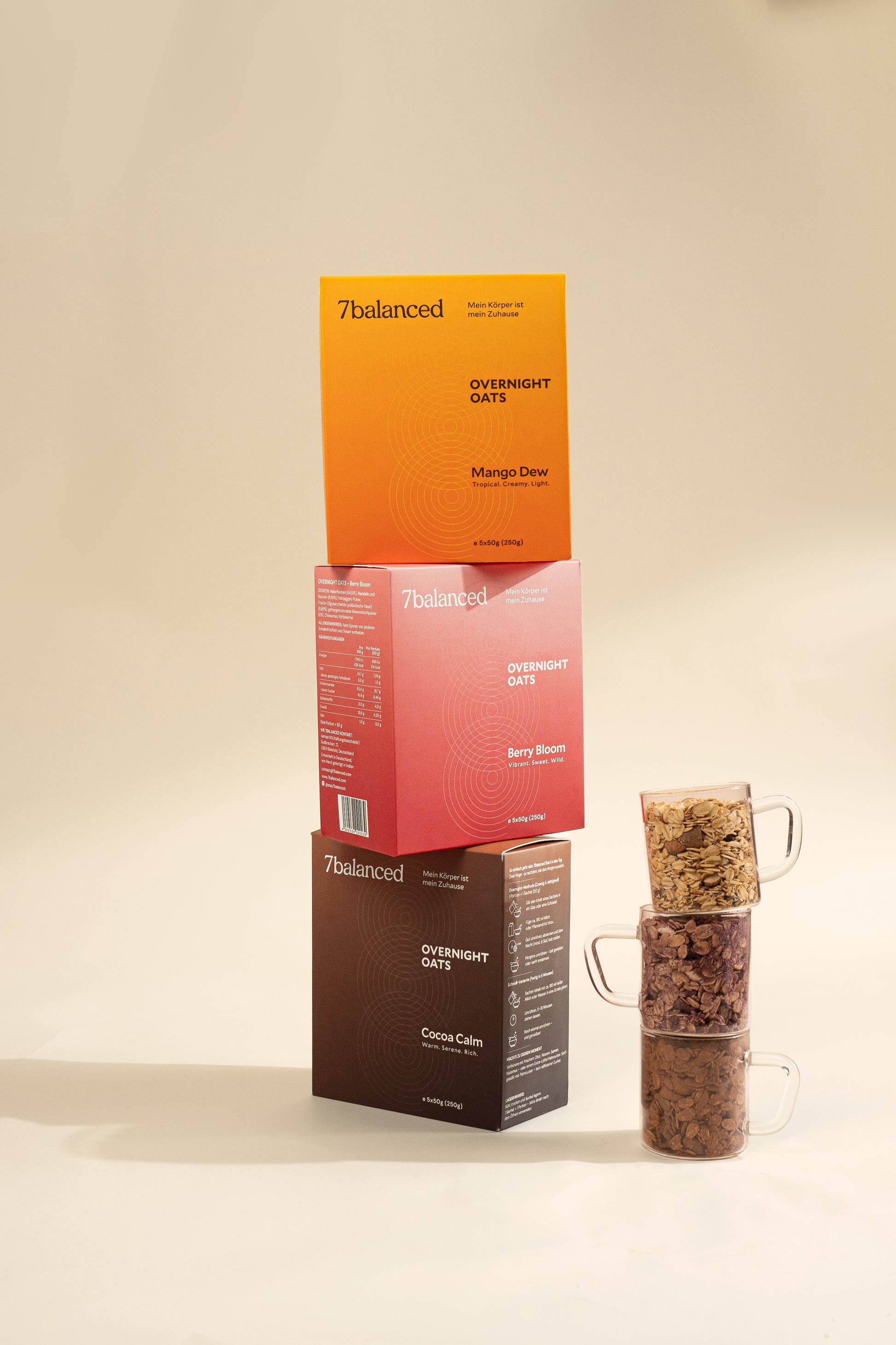 Overnight Oats Bundle | Zero-Prep Breakfast | 3 Flavors | Save ₹202 | 7balanced